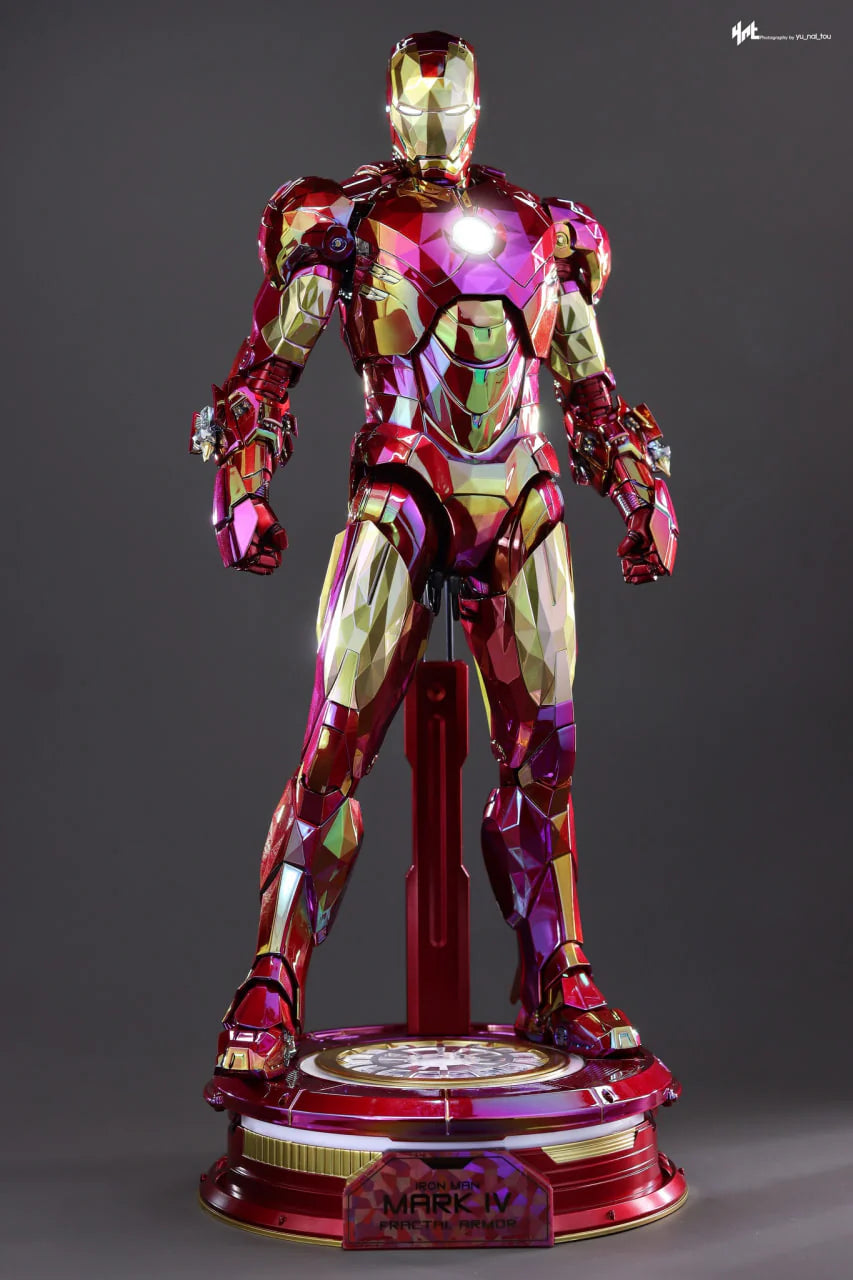 Hot Toys MMS792D70 Iron Man 2: 1/6th scale Iron Man Mark IV (Fractal Armor) Collectible Figure Limited Edition [Hot Toys Exclusive]