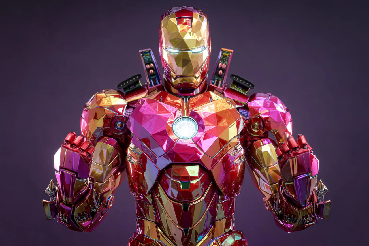 Hot Toys MMS792D70 Iron Man 2: 1/6th scale Iron Man Mark IV (Fractal Armor) Collectible Figure Limited Edition [Hot Toys Exclusive]
